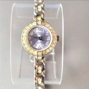 Gloria Vanderbilt Silver and Gold Women's Watch